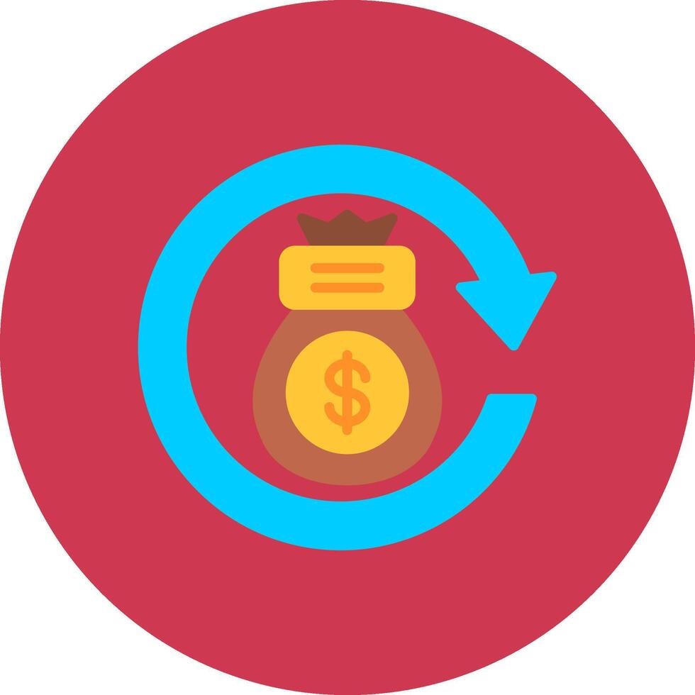 Money Back Guarantee Modern Outline Symbol vector