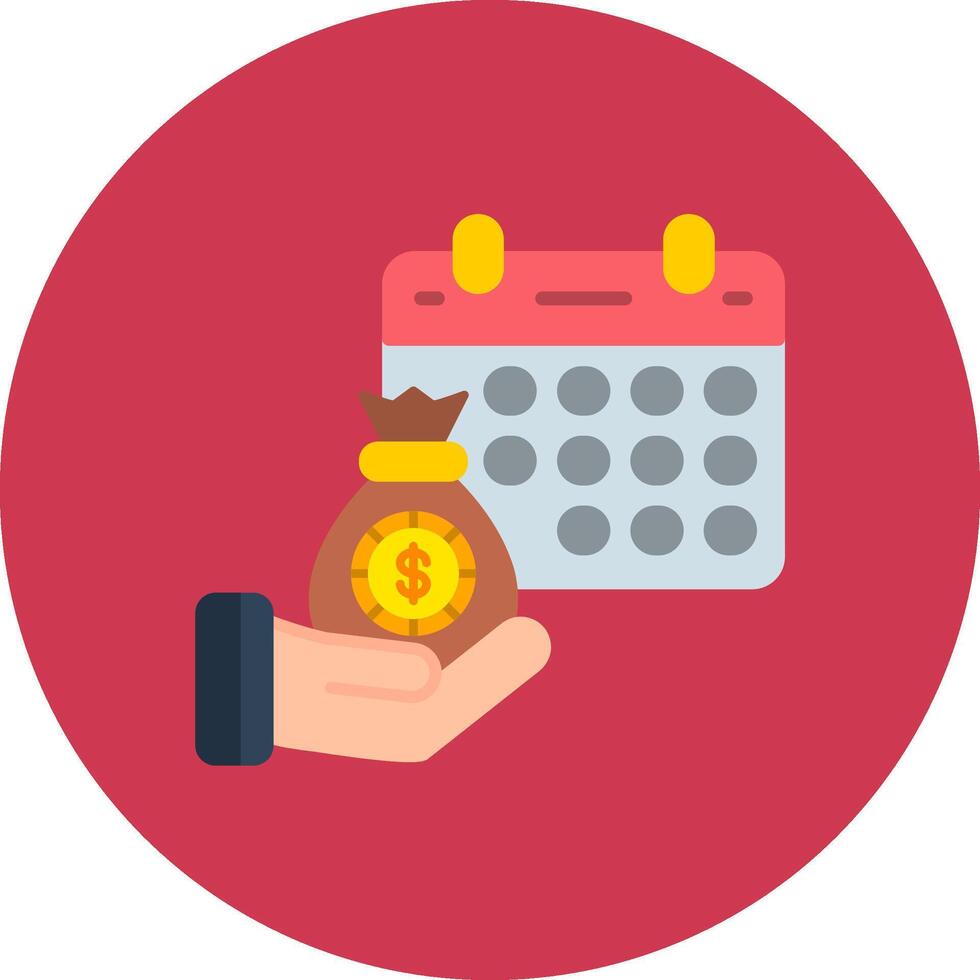Salary Smooth Badge vector