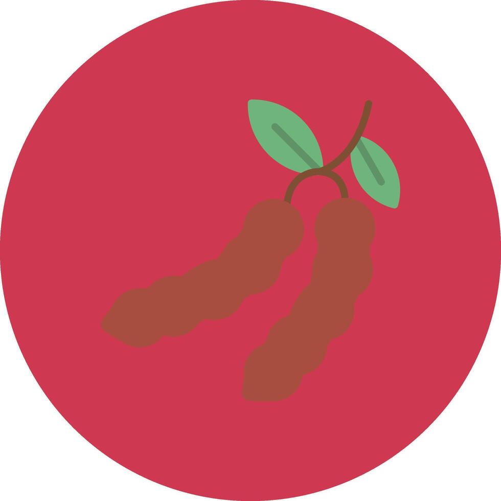 Tamarind Clean Line Pattern vector