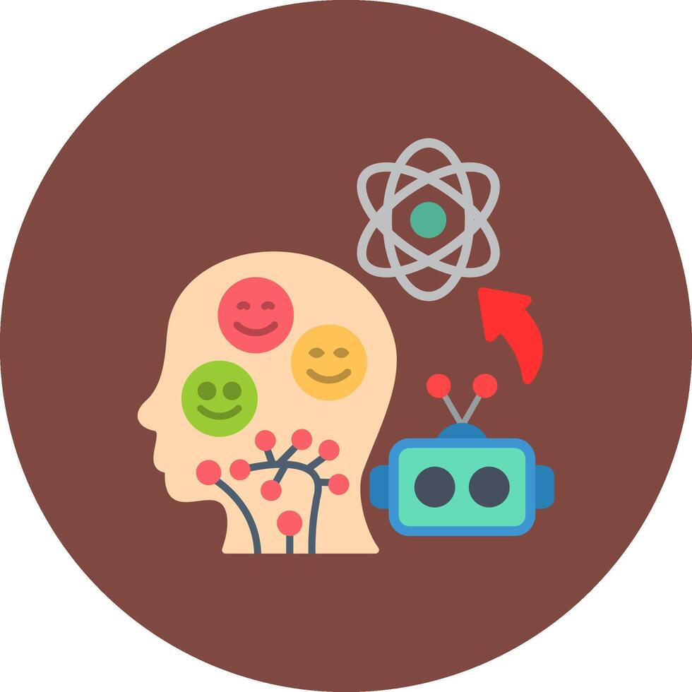 Behaviour Vivid Icon Element vector