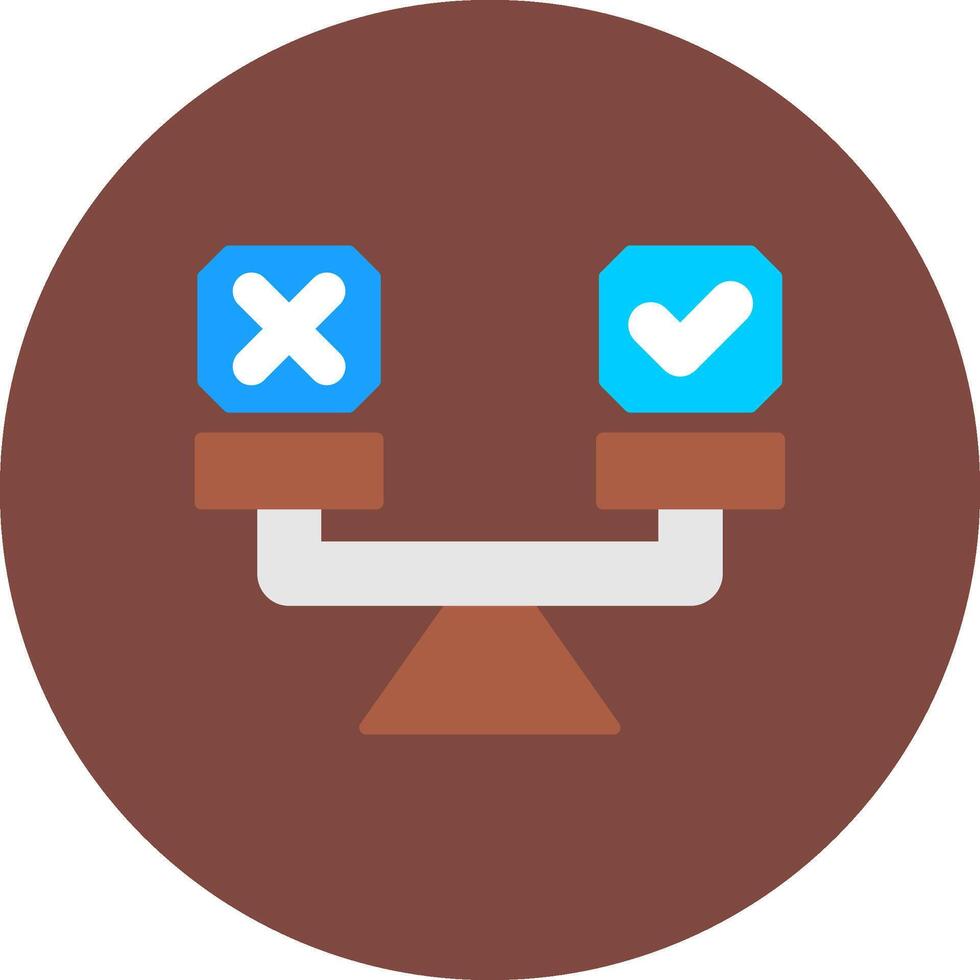 Law Sharp Icon Element vector