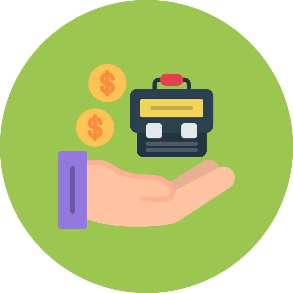 Business Model Neon UX Token vector