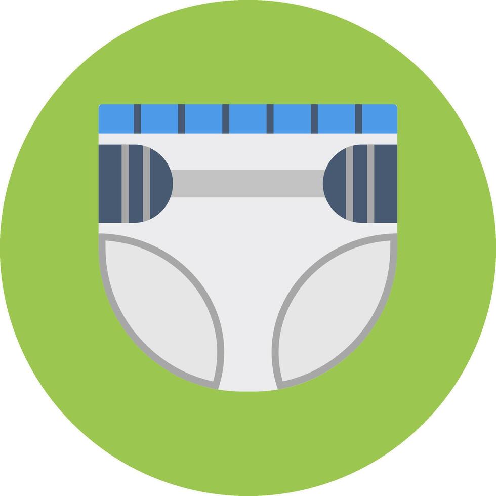 Diaper Sharp Icon Element vector