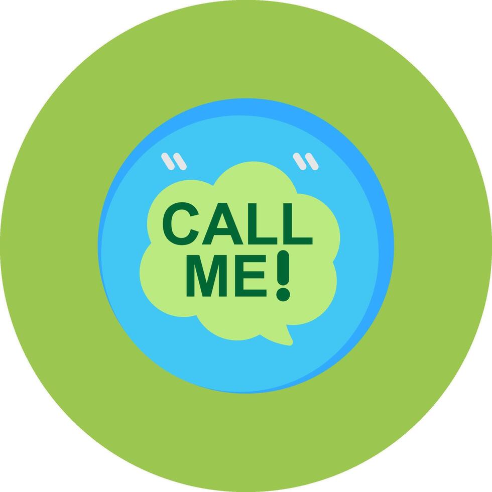 Call Me Geometric Badge Mark vector