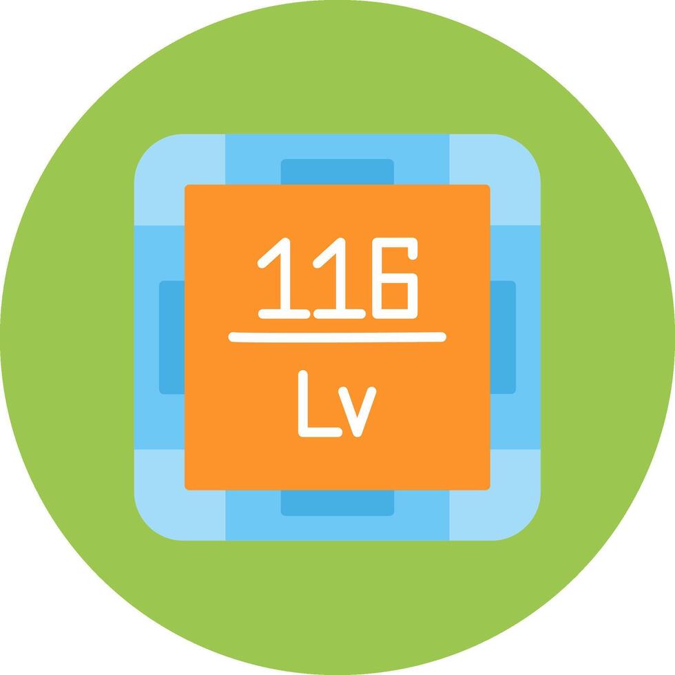 Livermorium Artistic Frame Object vector