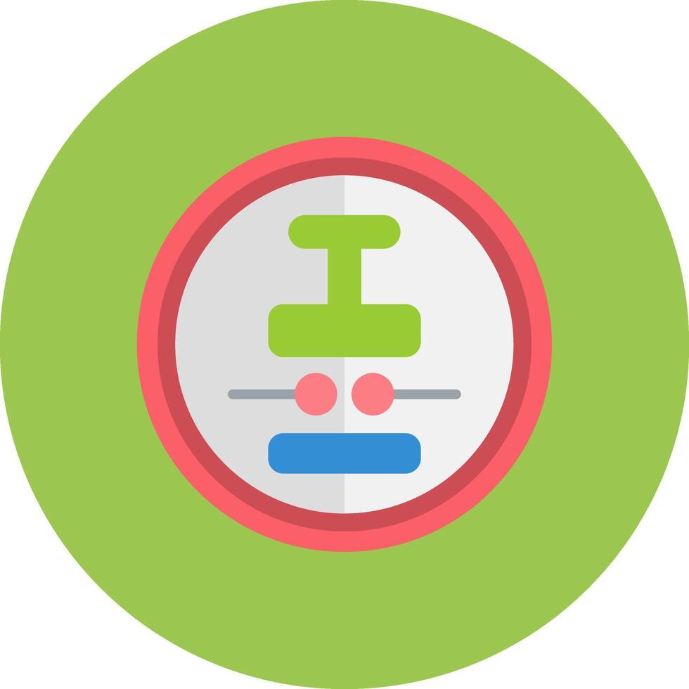 Push Button Color Pop Element vector