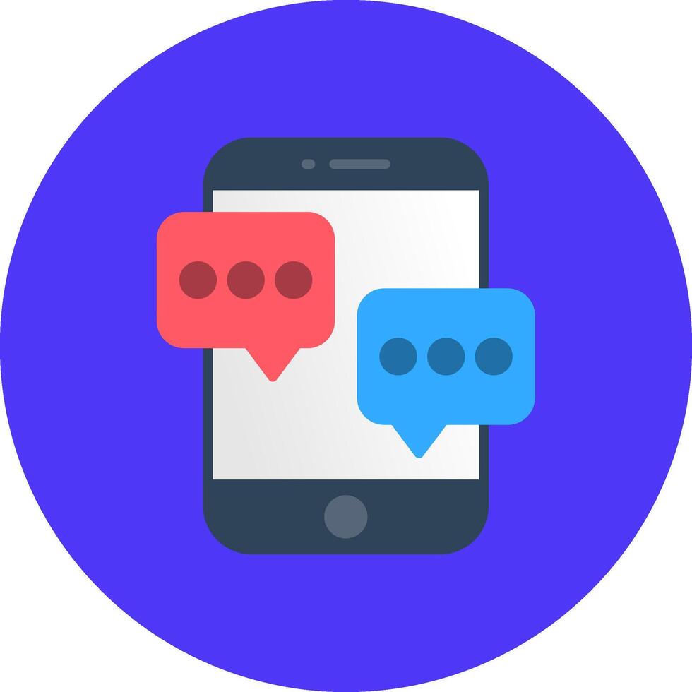 Conversation Streamlined UX Object vector