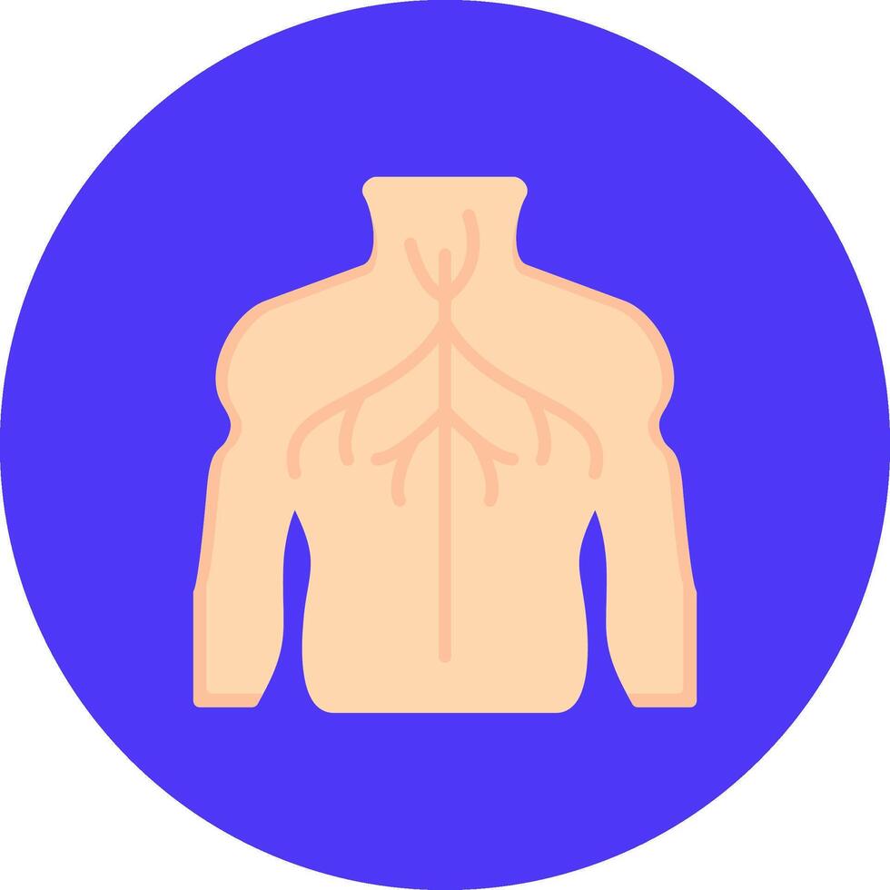 Nerves Iconic Visual Mark vector