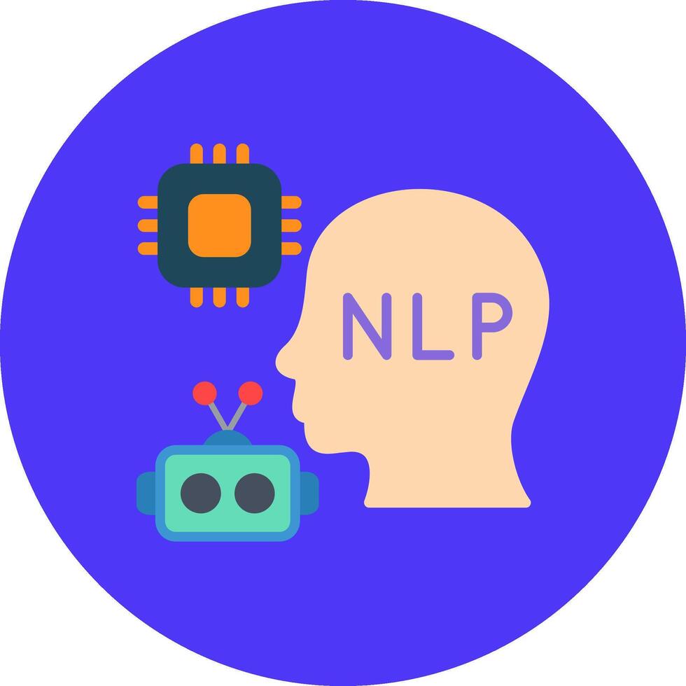 Nlp Monotone Shape Symbol vector