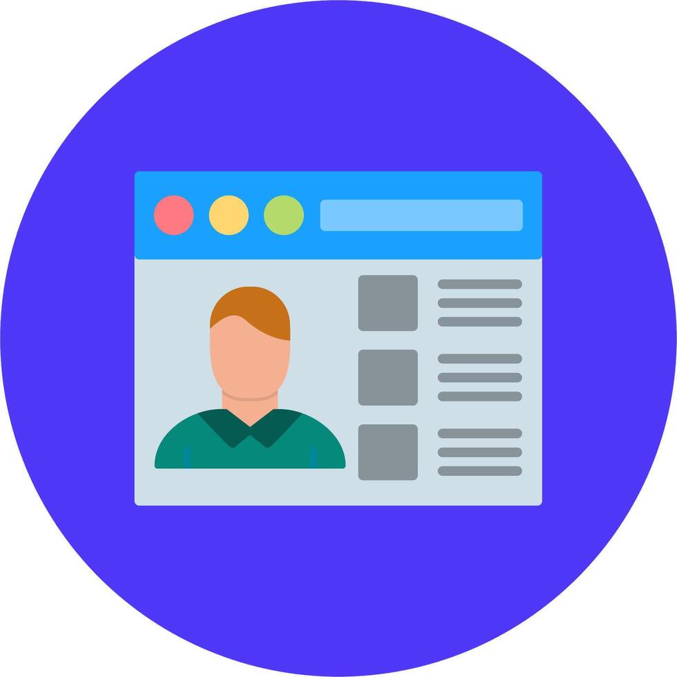 Online Registration Future Grid Block vector