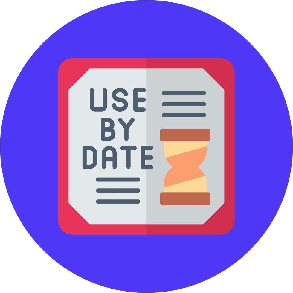 Use By Date Urban Frame Badge vector