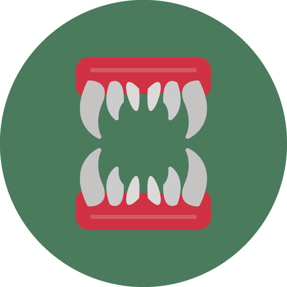 Fangs Artistic Frame Object vector