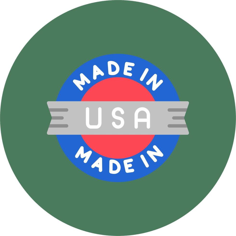 Made In Usa Creative App Unit vector