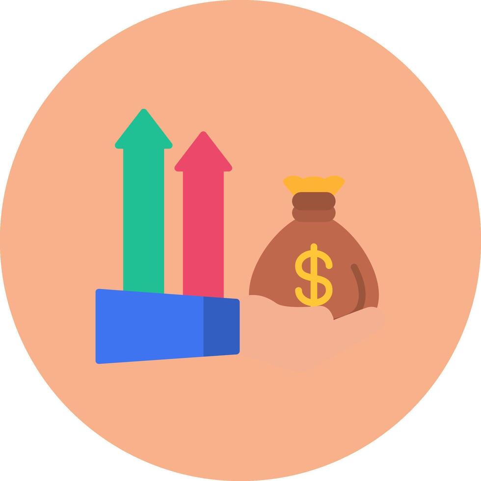 Equity Future Icon Badge vector