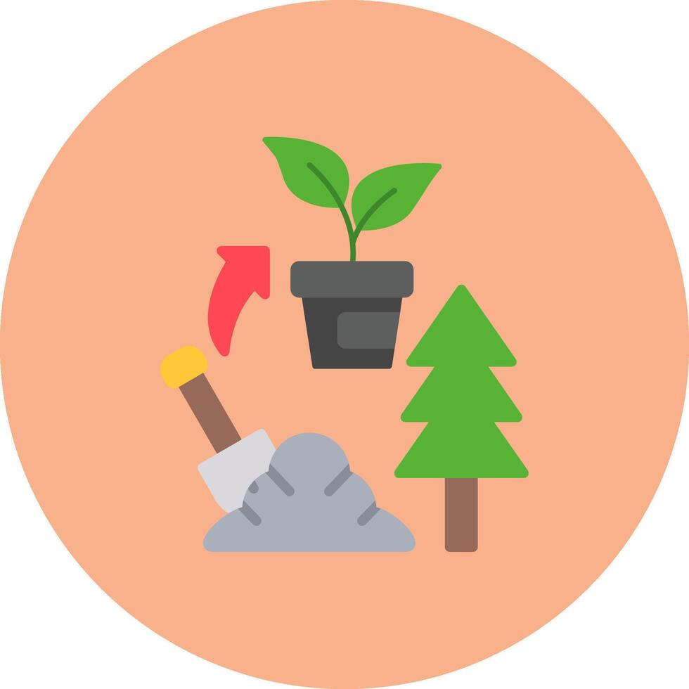 Gardening Shadowed UI Pattern vector