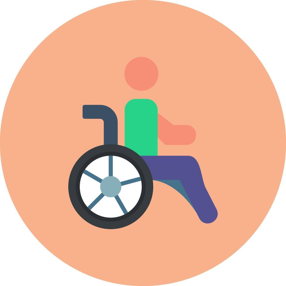 Handicapped Detailed Grid Badge vector