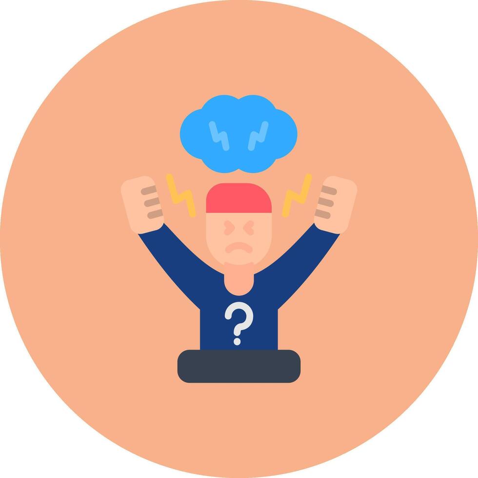 Hyperactivity Vivid Icon Element vector