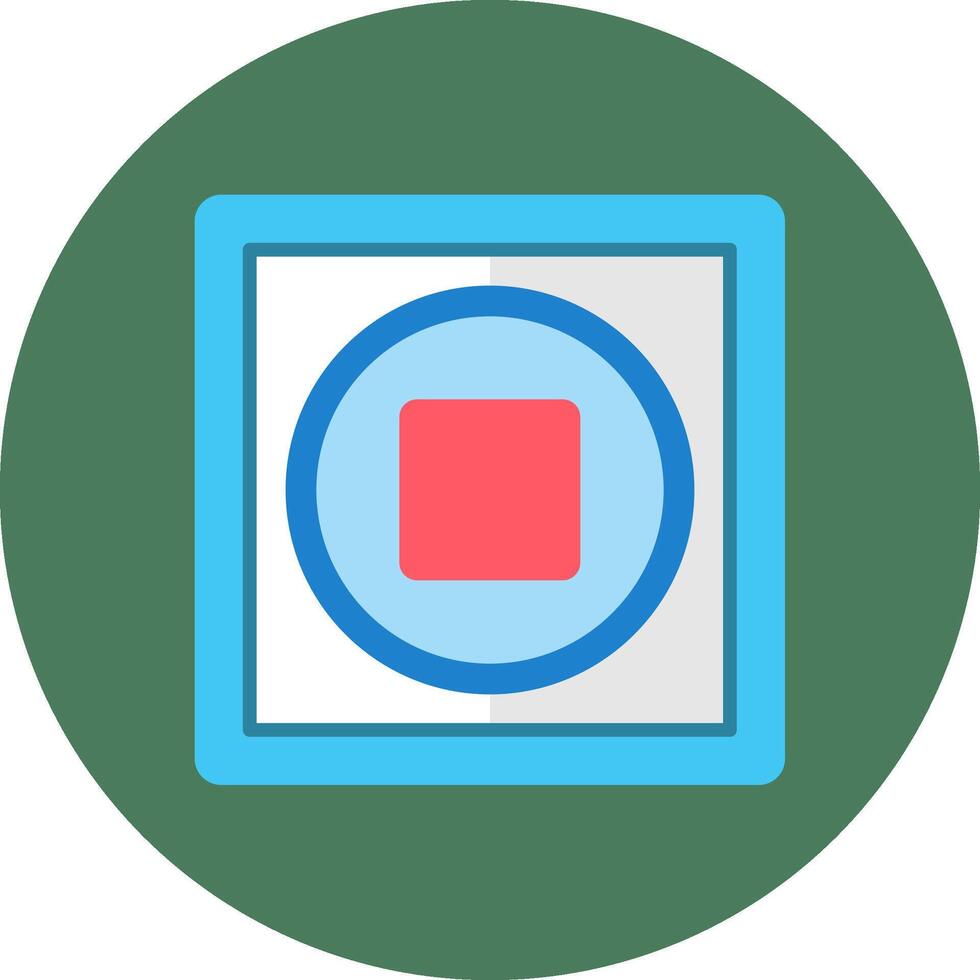 Stop Sleek UX Block vector