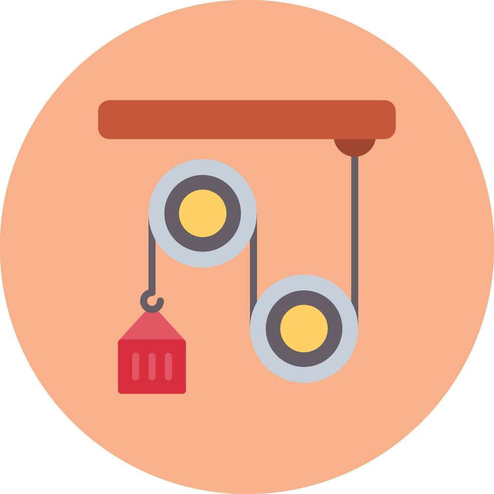 Pulley Intuitive Design Badge vector