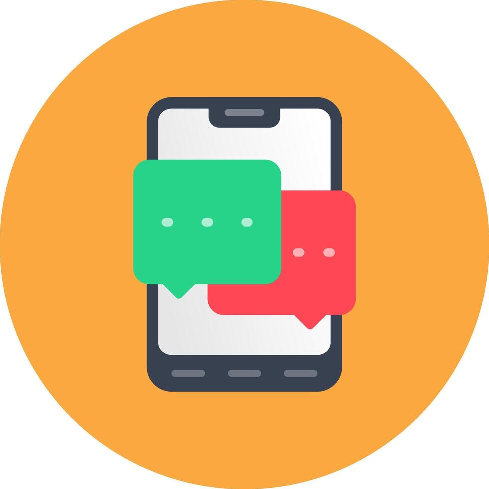 Chat Balloon Elegant Grid Object vector