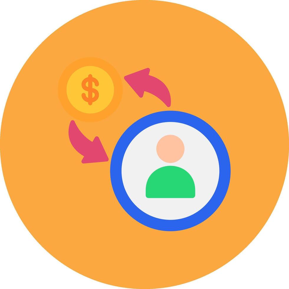 Money Vivid Icon Element vector