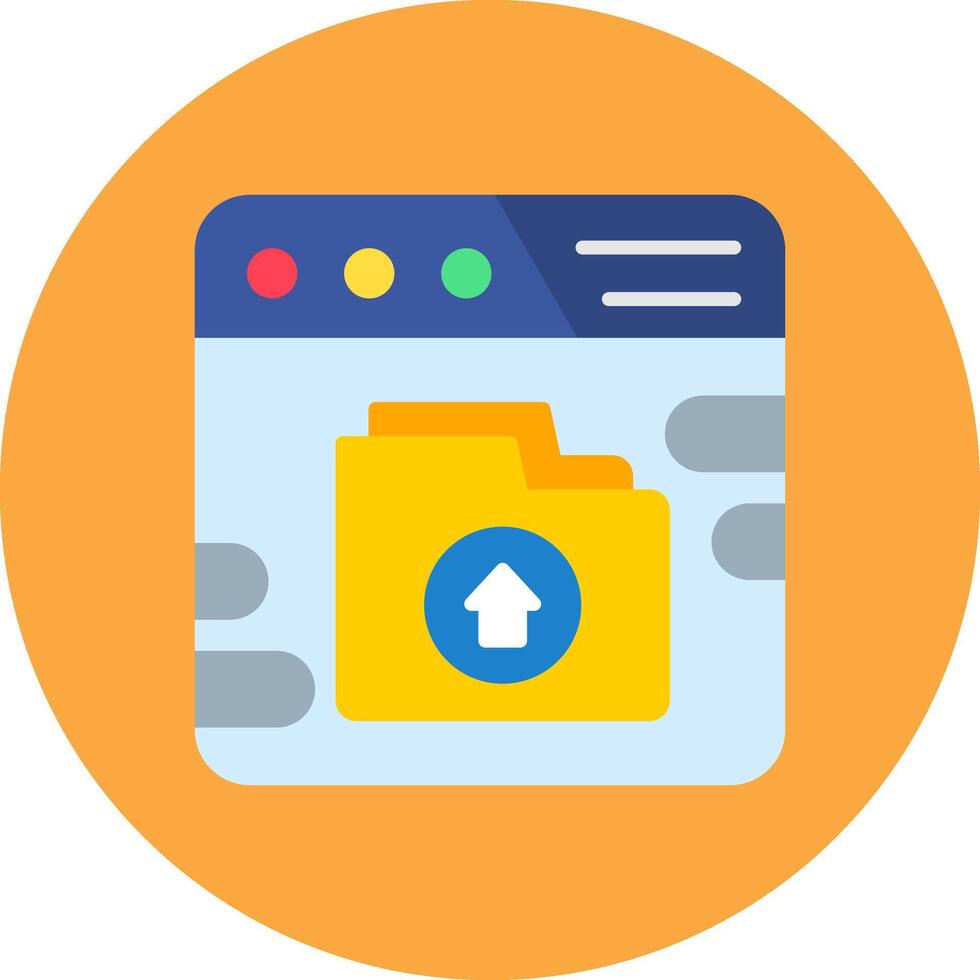 Upload File Modern Sketch Piece vector