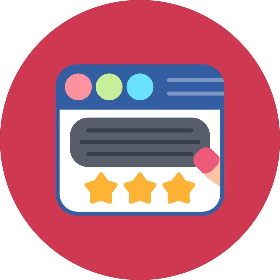 Rating Bold UI Fragment vector