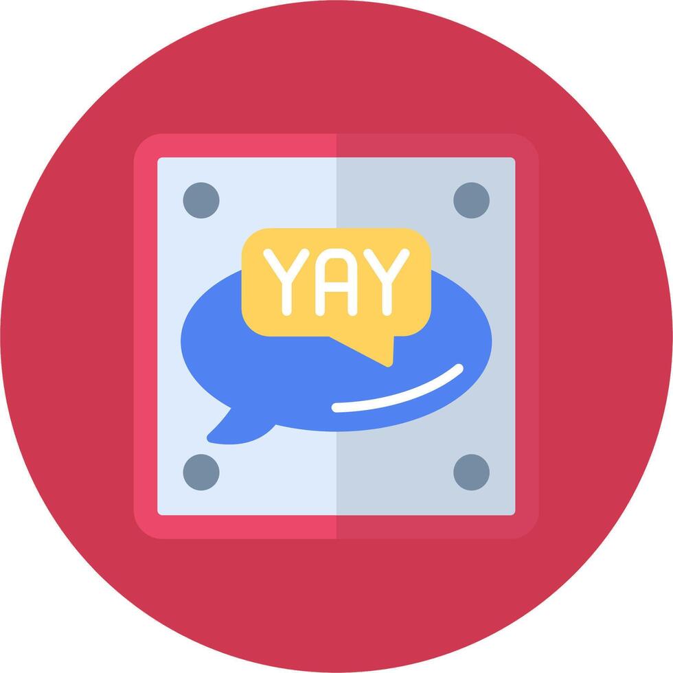 Yay Mobile App Object vector