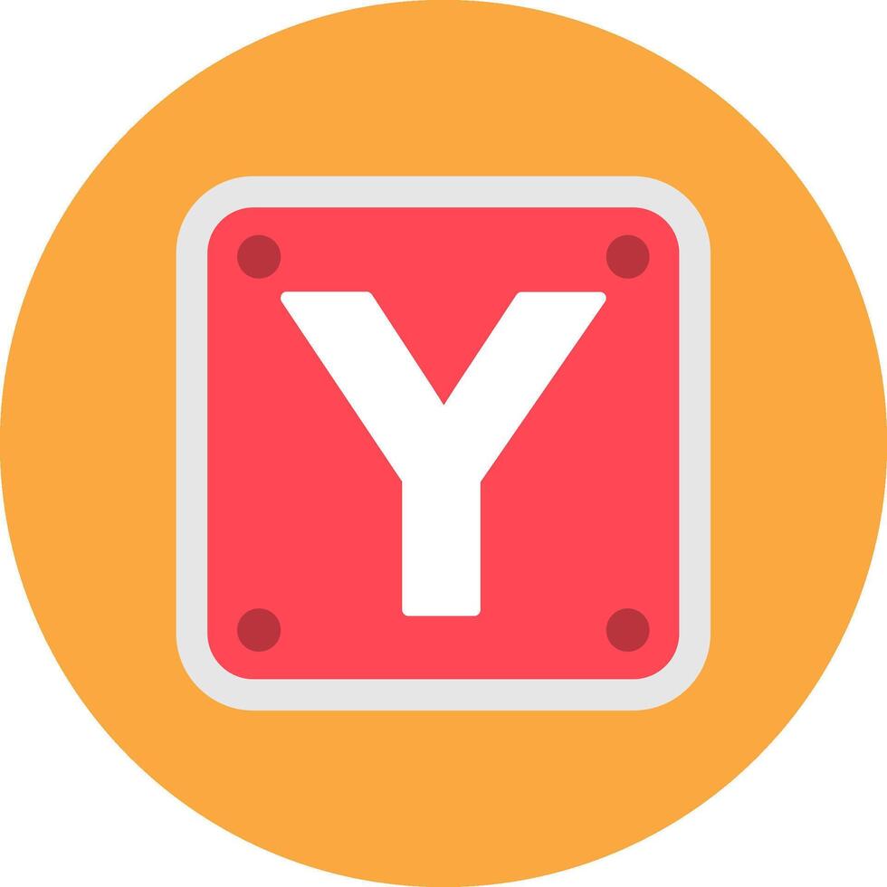 Letter Y Fresh System Element vector