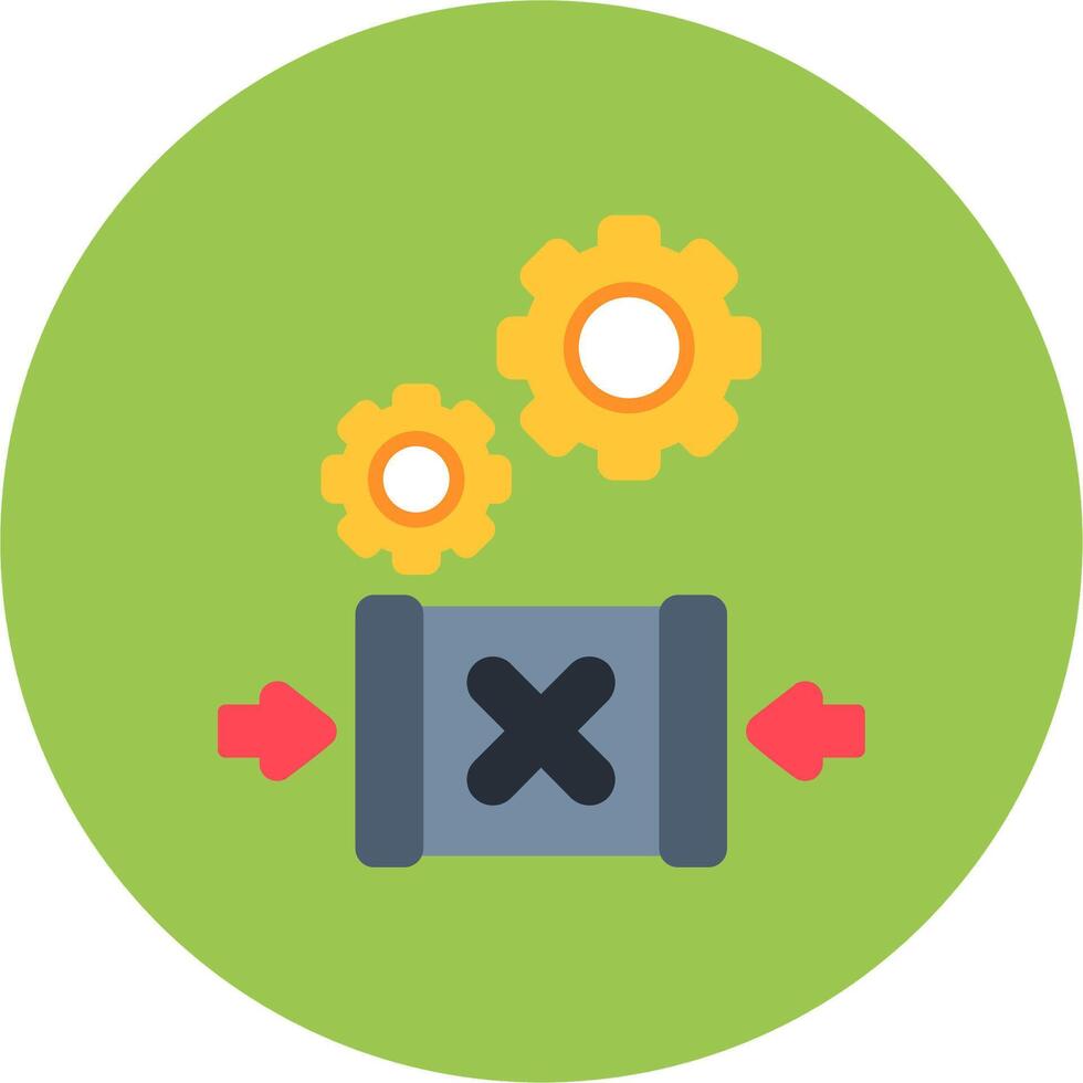 Do Not Clamp Flat Badge Graphic vector