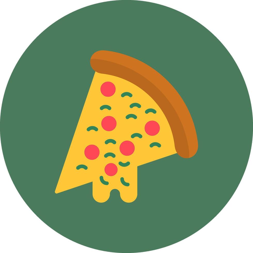 Pizza Detailed Line Badge vector
