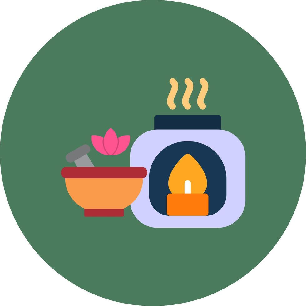 Aromatherapy Isometric Visual Form vector