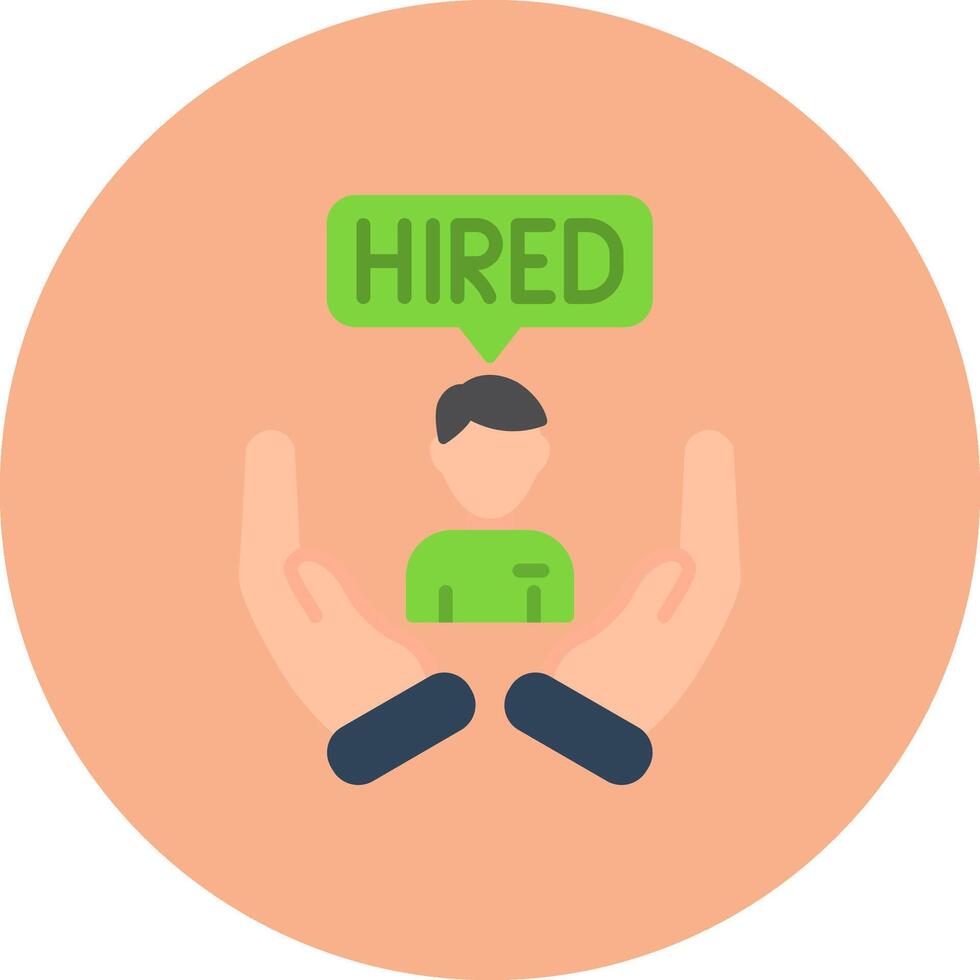 Hired Future Grid Block vector