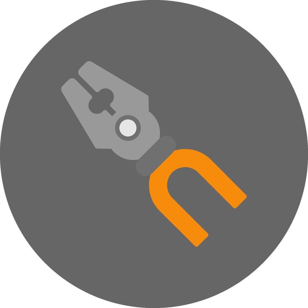 Pliers Intuitive Sketch Piece vector