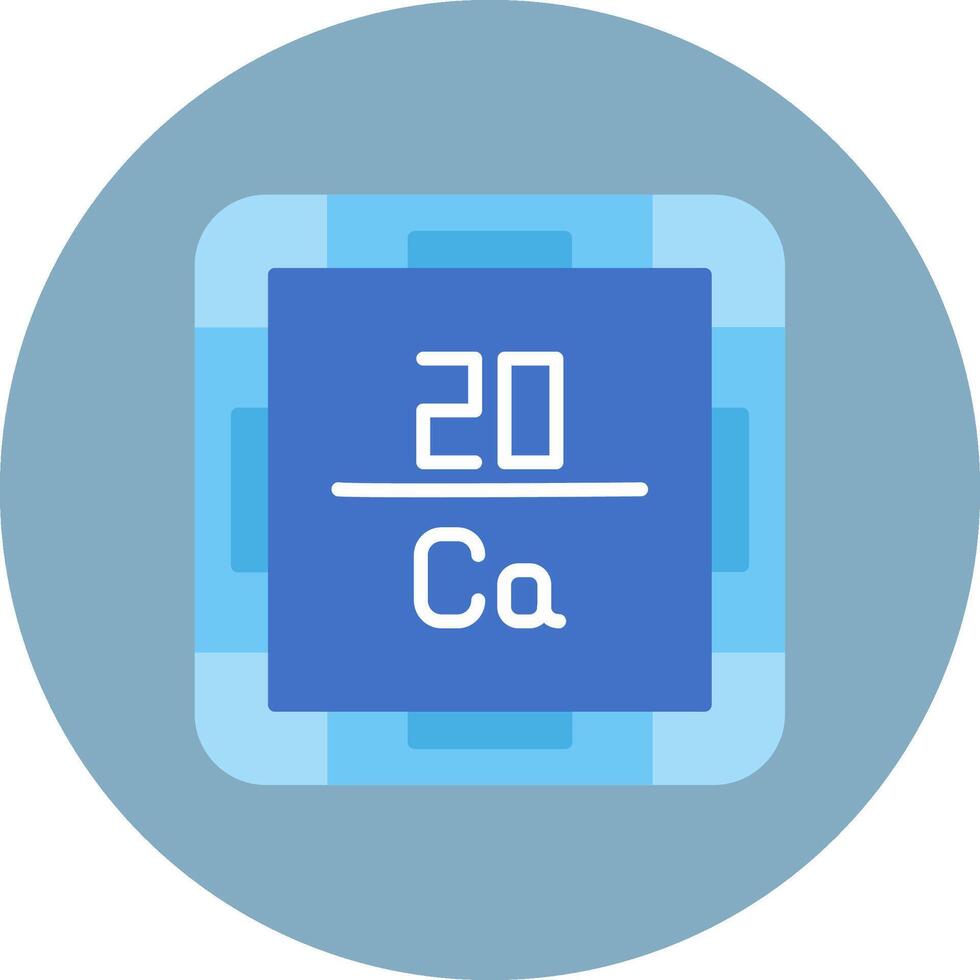 Calcium Dynamic Badge Mark vector
