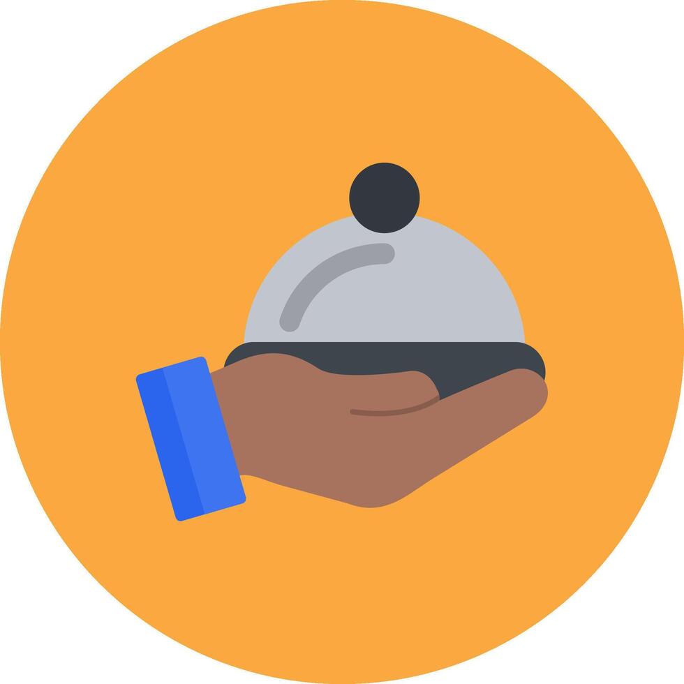 Food Tray Intuitive Sketch Piece vector