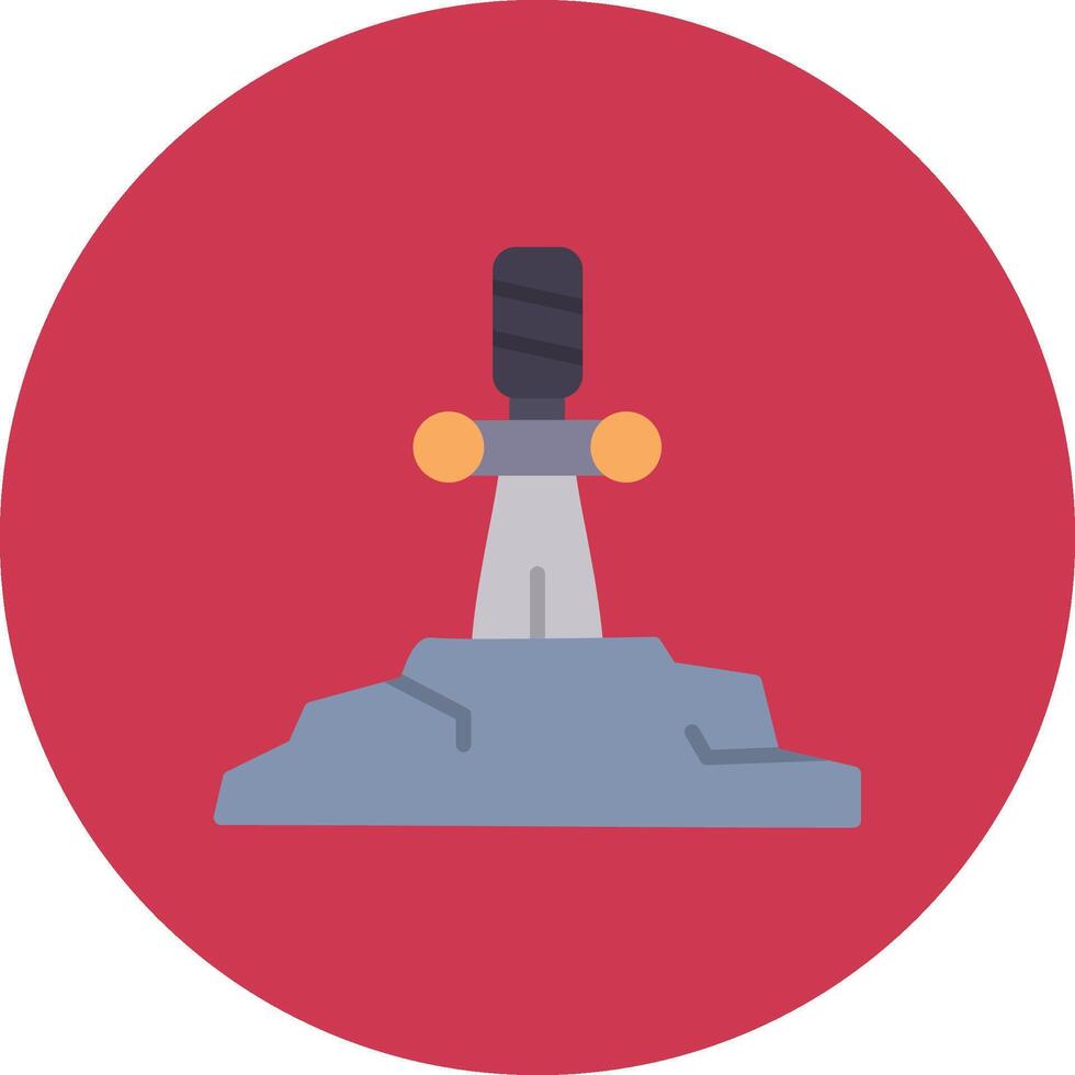 Excalibur Streamlined Icon Symbol vector