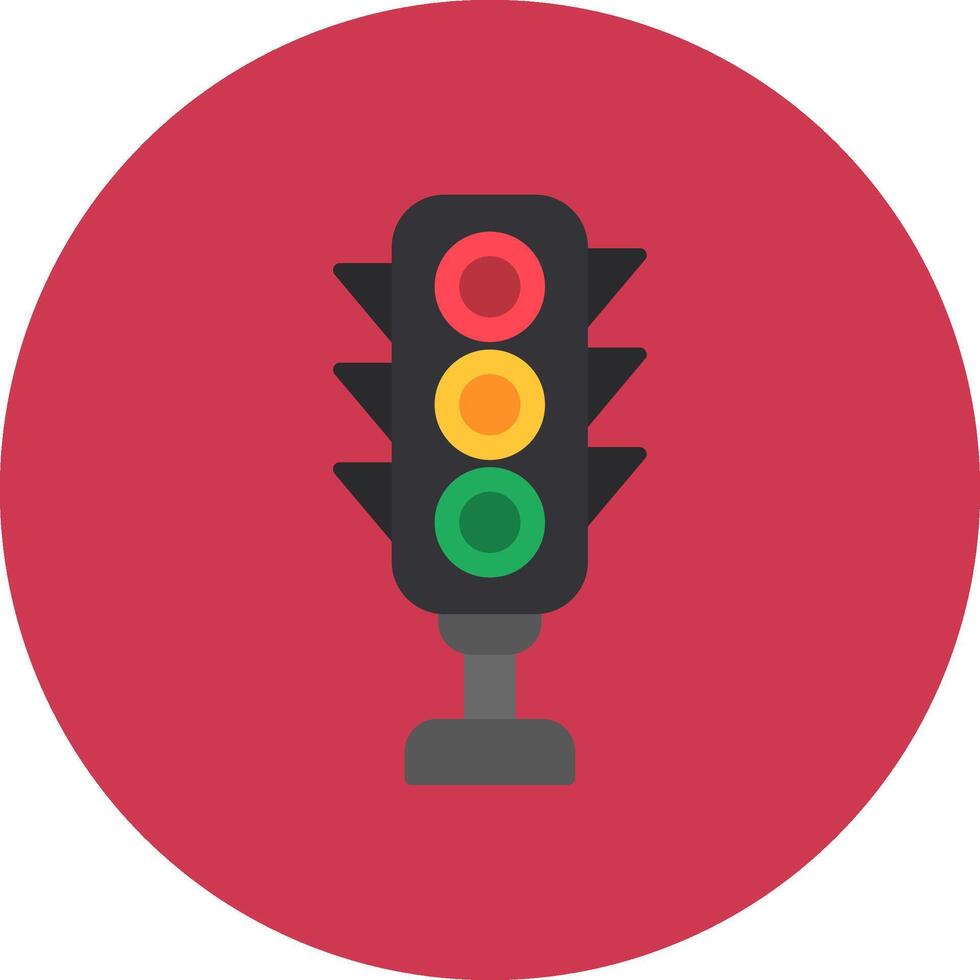 Traffic Light Vibrant Web Pattern vector