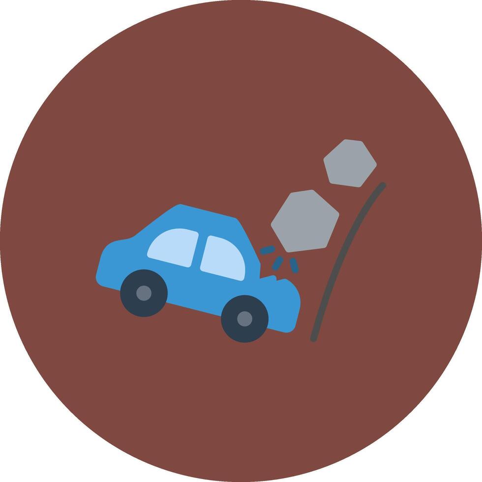 Falling Rocks Bright Grid Object vector