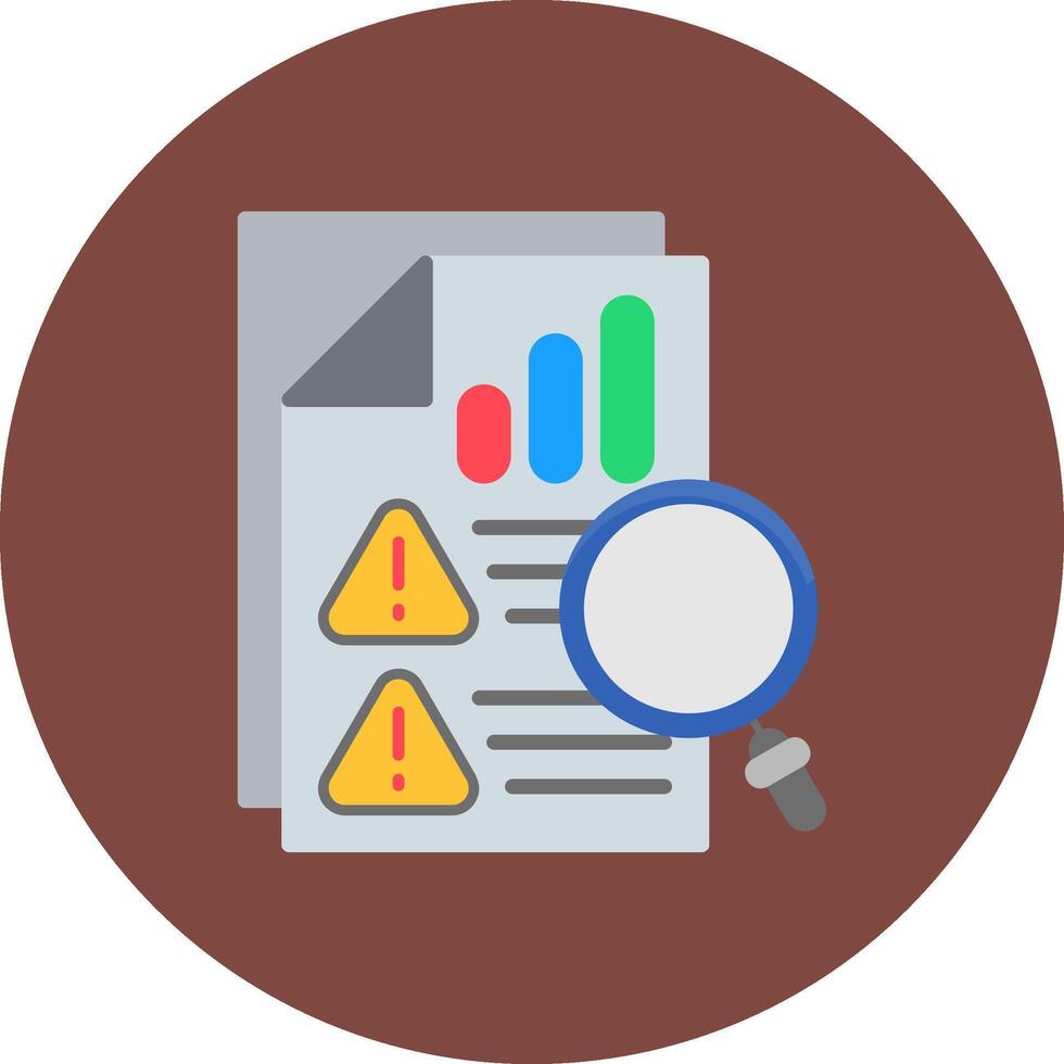 Risk Analysis Interactive Visual Piece vector