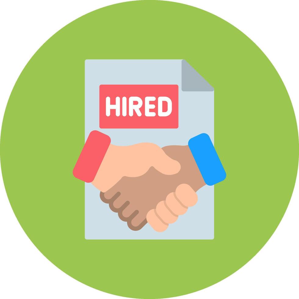 New Hire Detailed Grid Badge vector