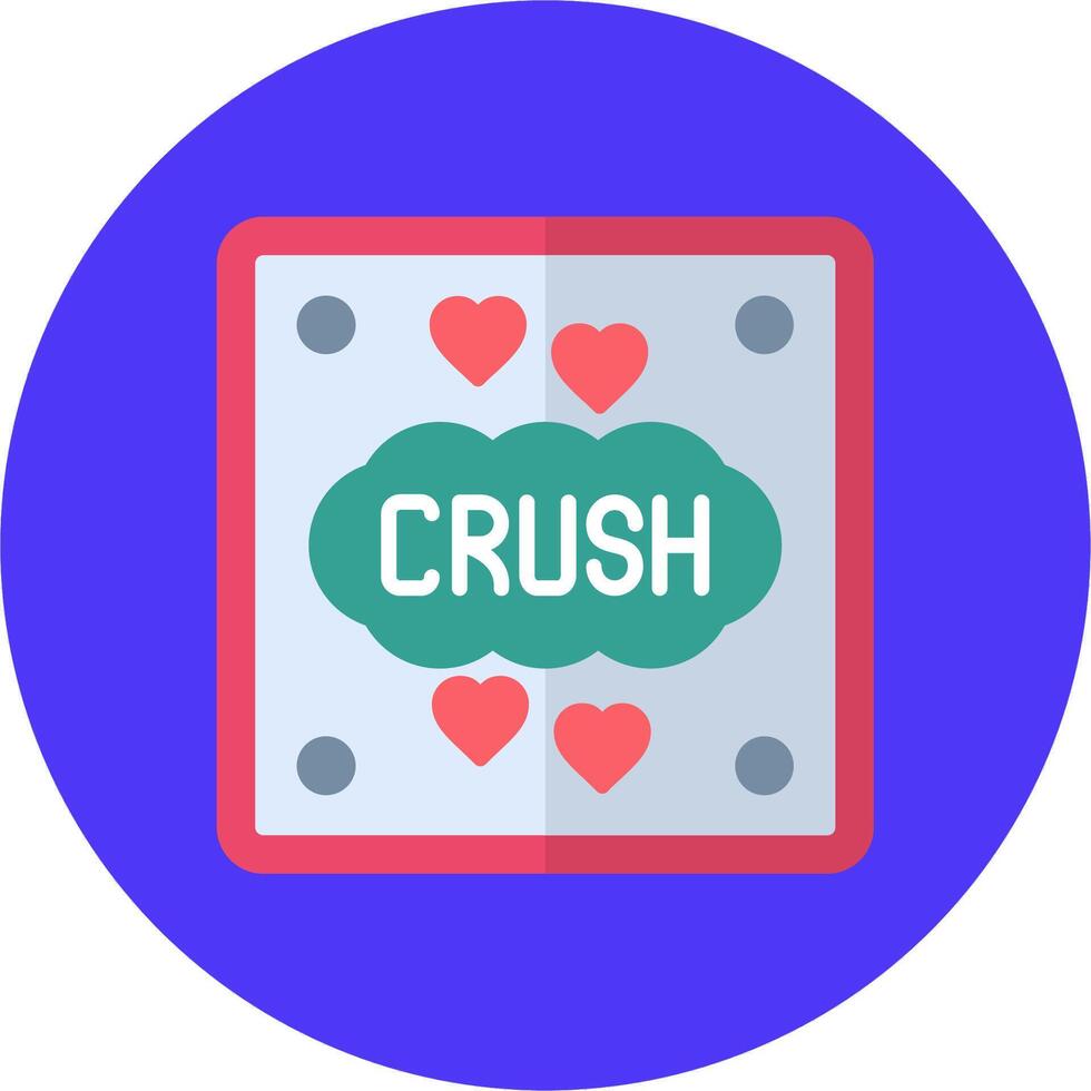 Crush Minimalist Design Unit vector