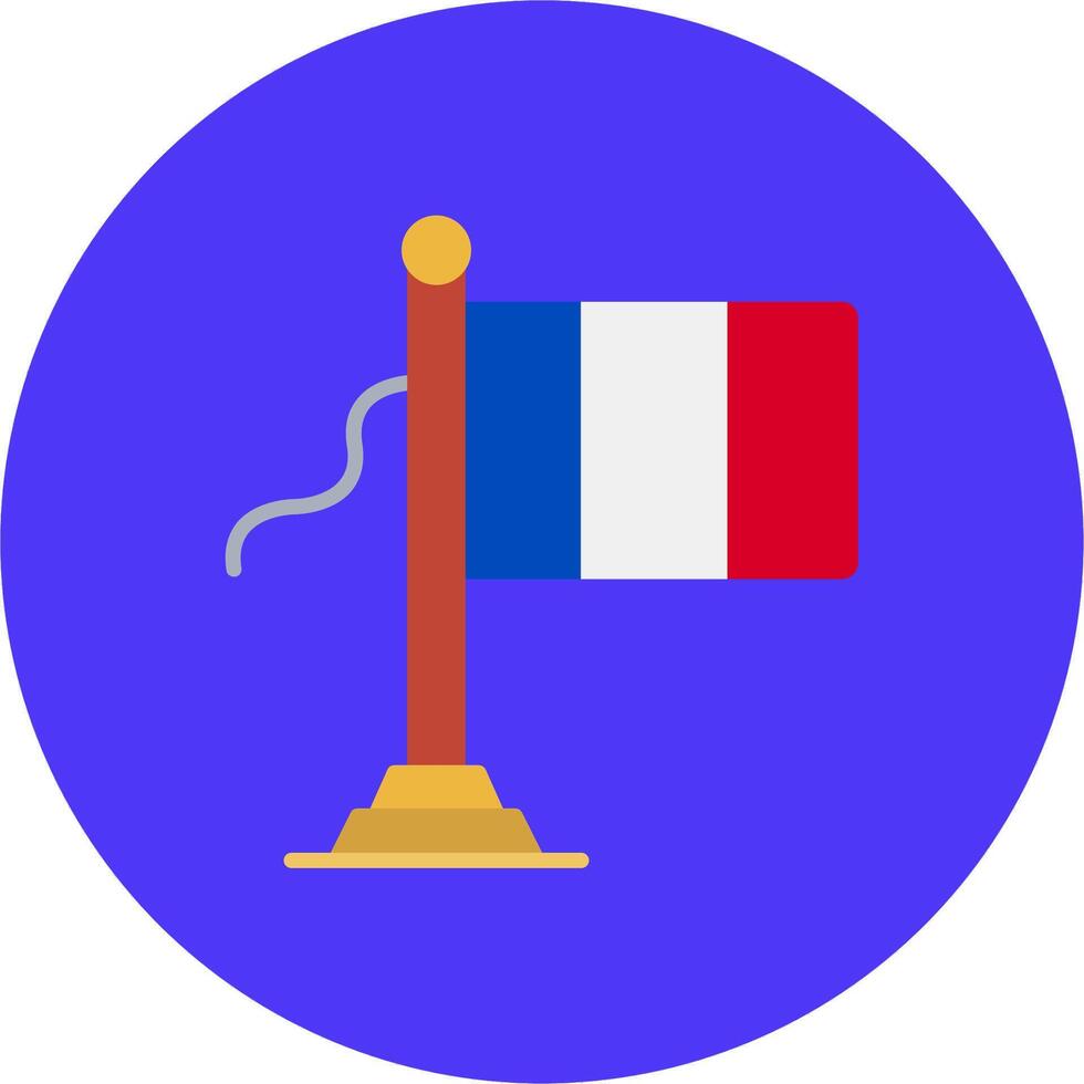 France Flag Smooth UX Form vector