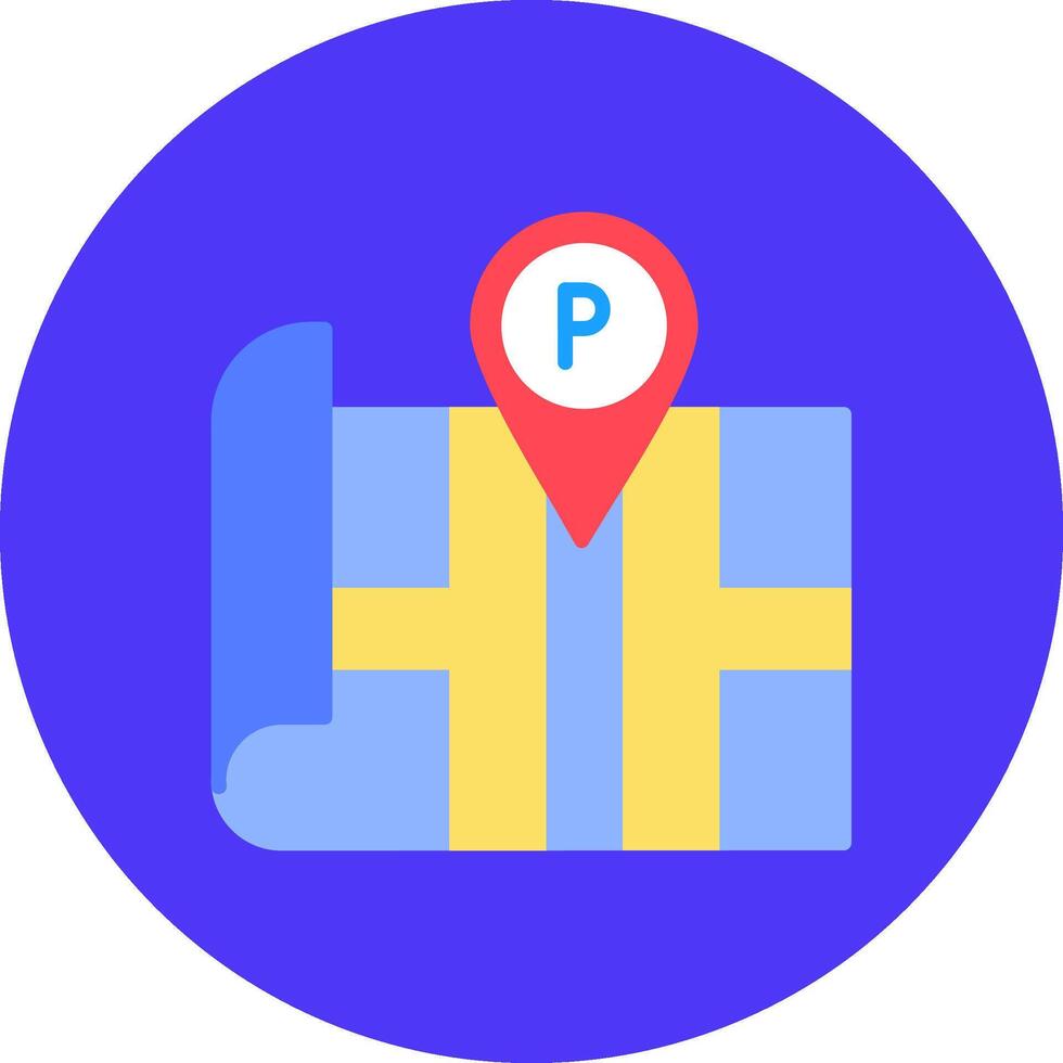 Parking Color Stroke Element vector