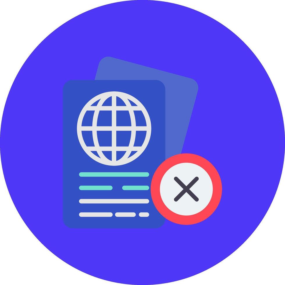 Passport Control Crisp Visual Unit vector