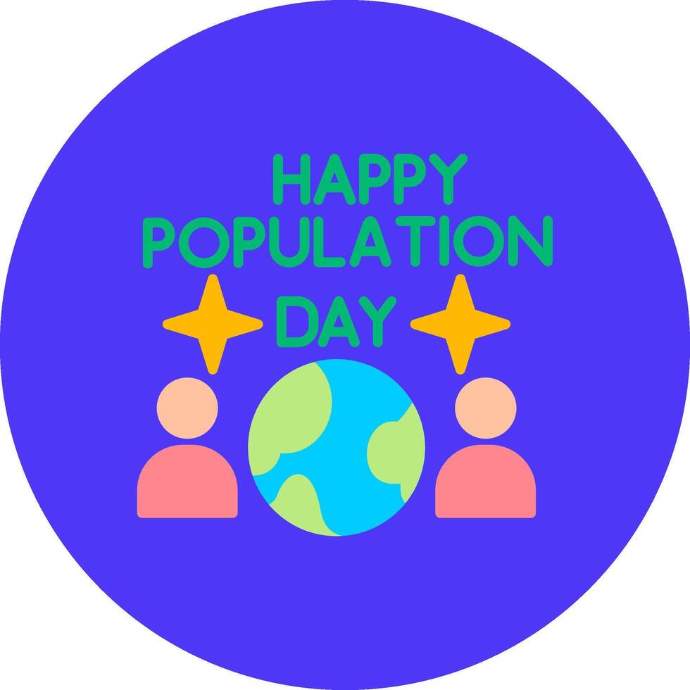 World Population Day Minimal System Token vector