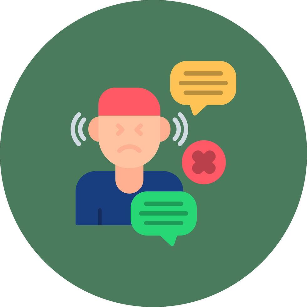 No Listen High Detail Sketch vector