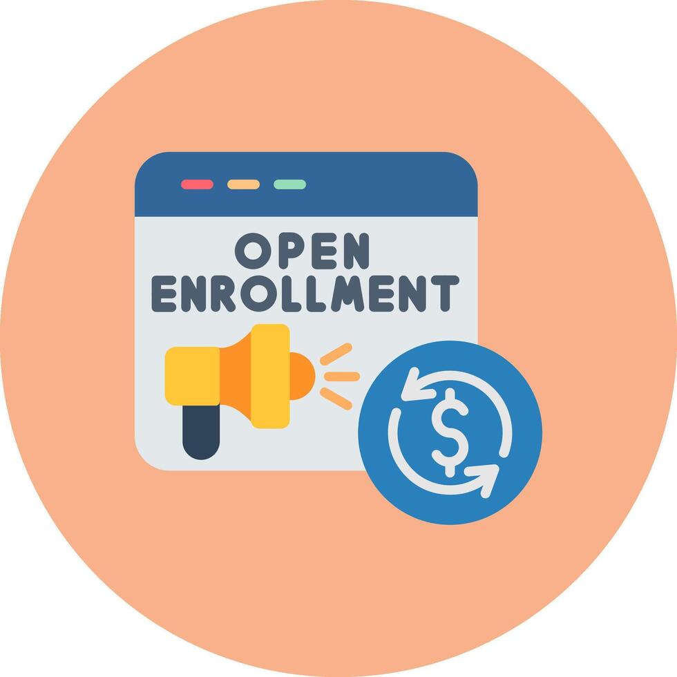 Open Enrollment Urban UX Mark vector