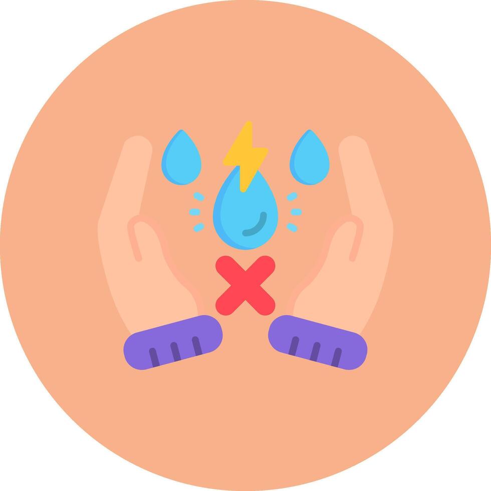 Water Scarcity Creative UX Module vector