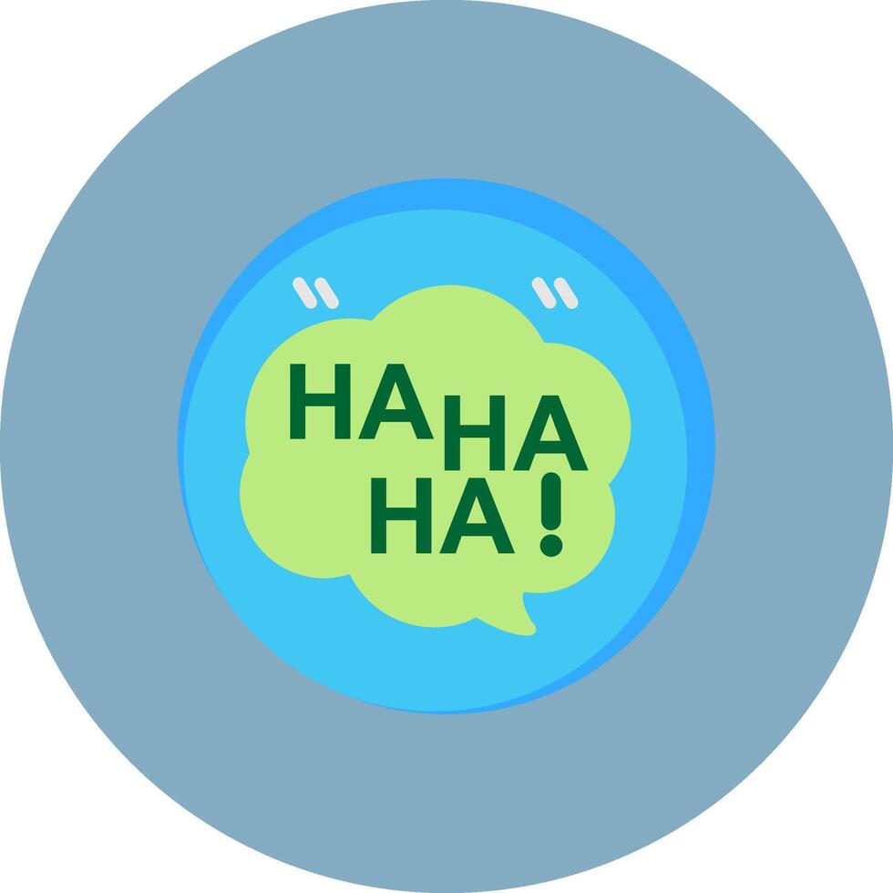 Haha Modern Outline Symbol vector